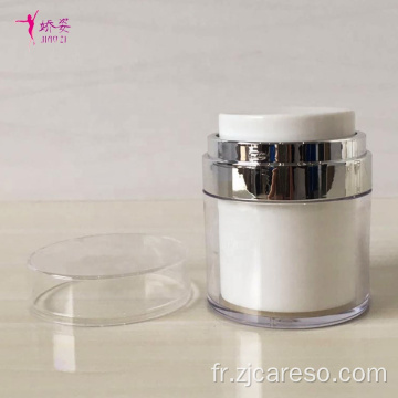 Emballage cosmétique de forme ronde Airless Pump Cream Jae